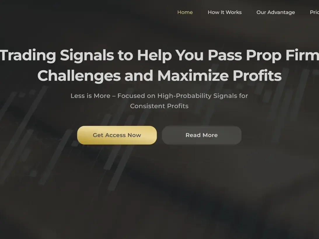 PropFirmSignals Landing